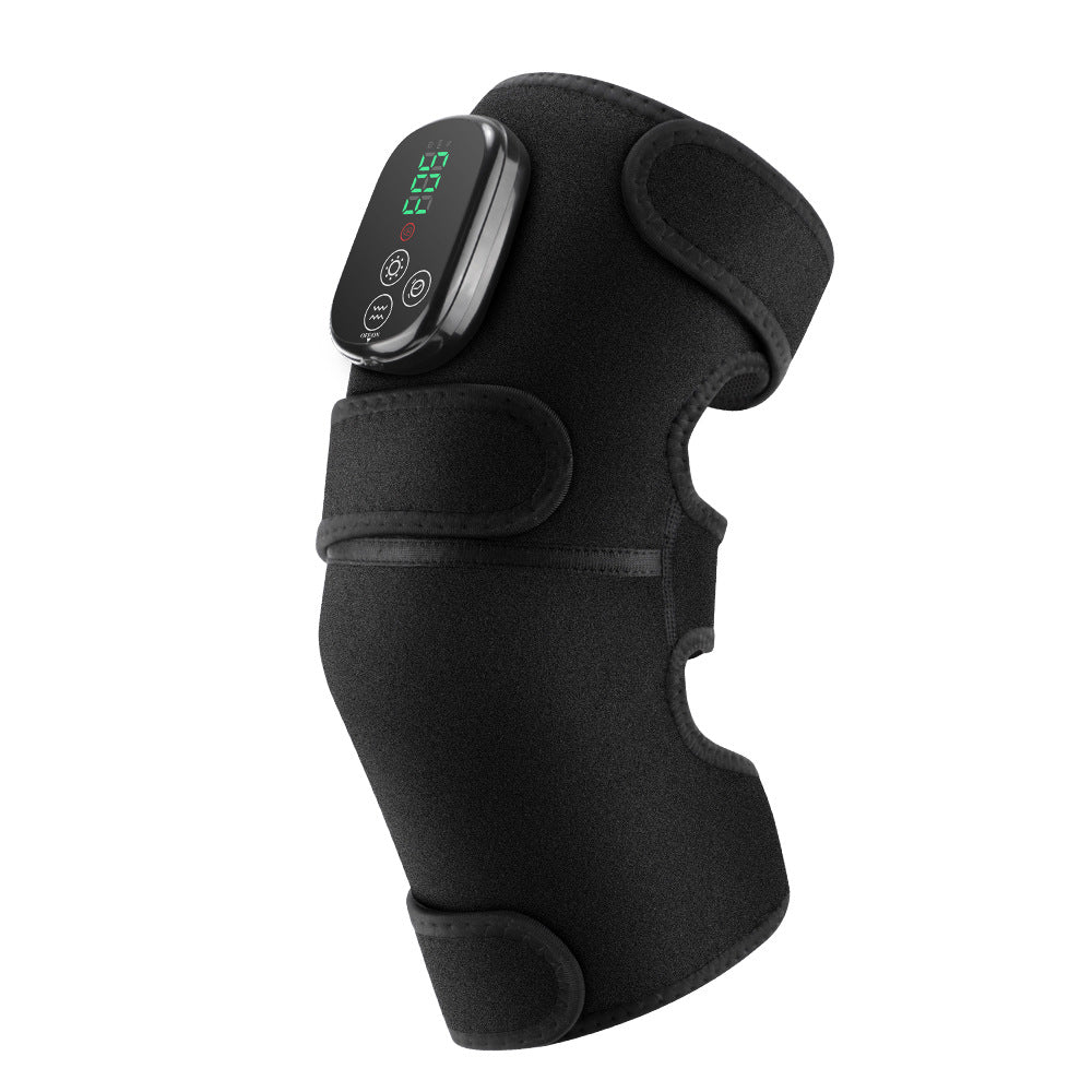 QJ™ Private Model True Red Light Therapy Heating Knee Brace with 42 660nm 850nm Infrared Light Beads for Hot Compress and Massage