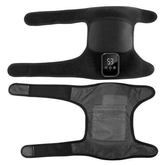 QJ™ Electric Heating Massage Knee Pads Three-Speed Extended Version Knee Pads USB Rechargeable Smart Timed Heating Knee Pads