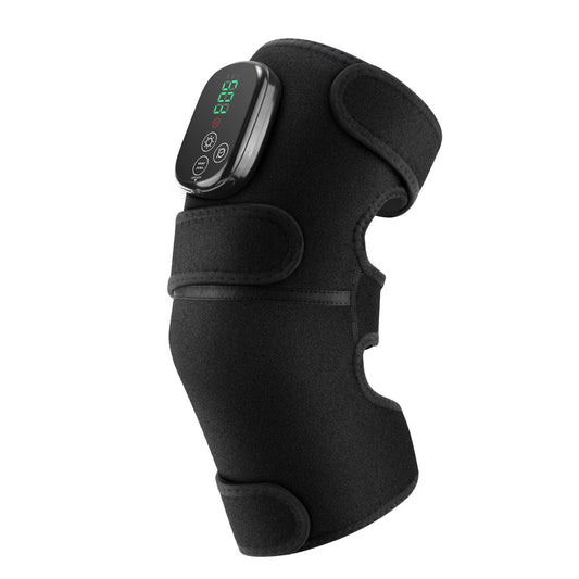 QJ™ Private Model True Red Light Therapy Heating Knee Brace with 42 660nm 850nm Infrared Light Beads for Hot Compress and Massage