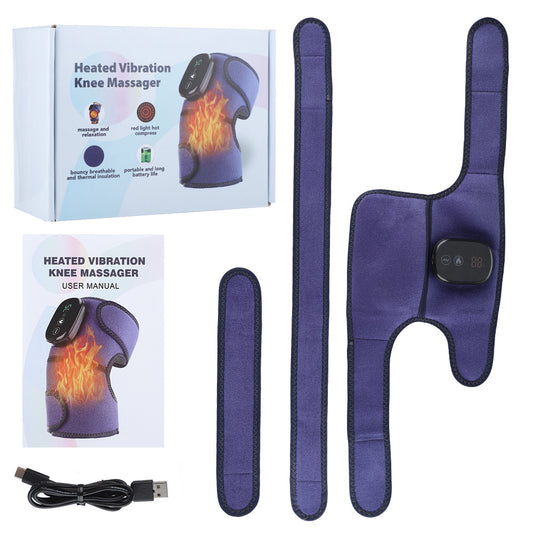 QJ™ Red Light Heating Massage Knee Pads Shoulder Pads Elbow Pads Smart Wireless Heating Infrared Therapy Mugwort Old Cold Legs