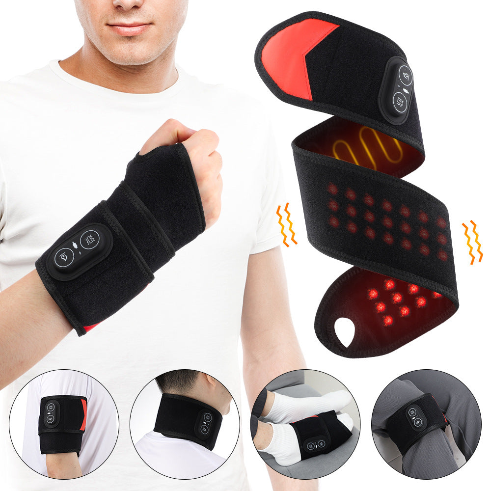 QJ™ 36 Infrared Lamp Beads 660/850nm Heating Band Multi-functional Hand Red Light Physiotherapy Massage