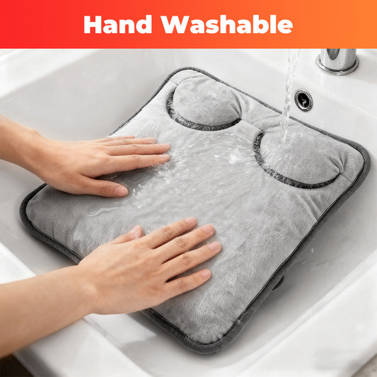 QJ™ USB Plug-in Electric Foot Warmer Pad for Home and Office, Quick Heat, Four Temperature Control Levels, Foot Warming Artifact, Heating Pad, Foot Warmer