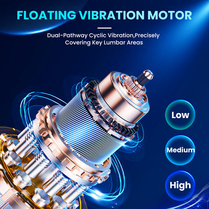 QJ™ Waist Massager Air Pressure Massager Wireless Hot Compress Physiotherapy Soothe Pain Airbag Massage Waist Support Belt