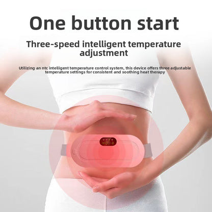 QJ™ Electric Heating Belt for Menstrual Cramps, Menstrual Pain Relief Device, Heating and Massaging Waist Belt for Women