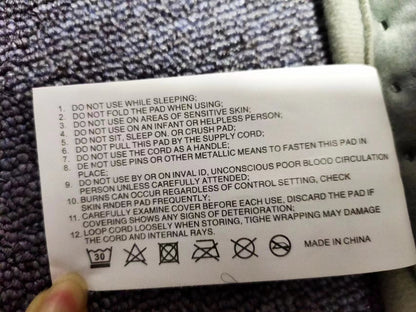 QJ™ Upgraded Waist Support Belt with Heating, 9-Level Temperature Adjustment, 4-Level Fixed Heating Pad, Multi-Functional Heating Pad, Physiotherapy Electric Blanket