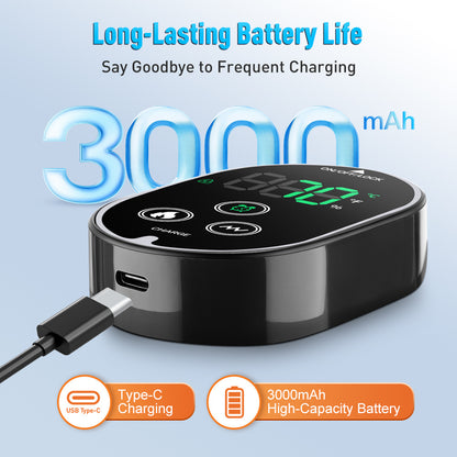 QJ™ Hot Compress Vibration Foot Massage Electric Heating Ankle Rechargeable Multifunctional Joint Ankle Support Massager