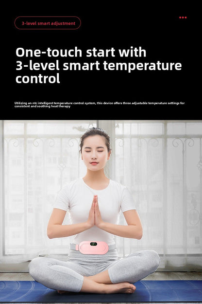 QJ™ Electric Heating Belt for Menstrual Cramps, Menstrual Pain Relief Device, Heating and Massaging Waist Belt for Women
