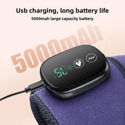 QJ™ Red Light Heating Massage Knee Pads Shoulder Pads Elbow Pads Smart Wireless Heating Infrared Therapy Mugwort Old Cold Legs