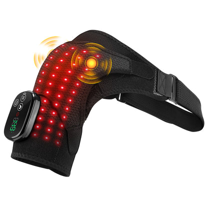 QJ™ Electric Heating Shoulder Brace for Shoulder Pain Relief, Shoulder Periarthritis, Heat Therapy, Shoulder Warmth, Sleep Vibration Massage, Heating Shoulder Brace