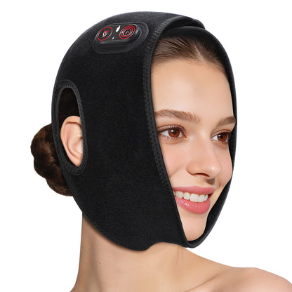 QJ™ Rechargeable Face Warmer Band with 3 Heat Levels for Relaxation and Comfort