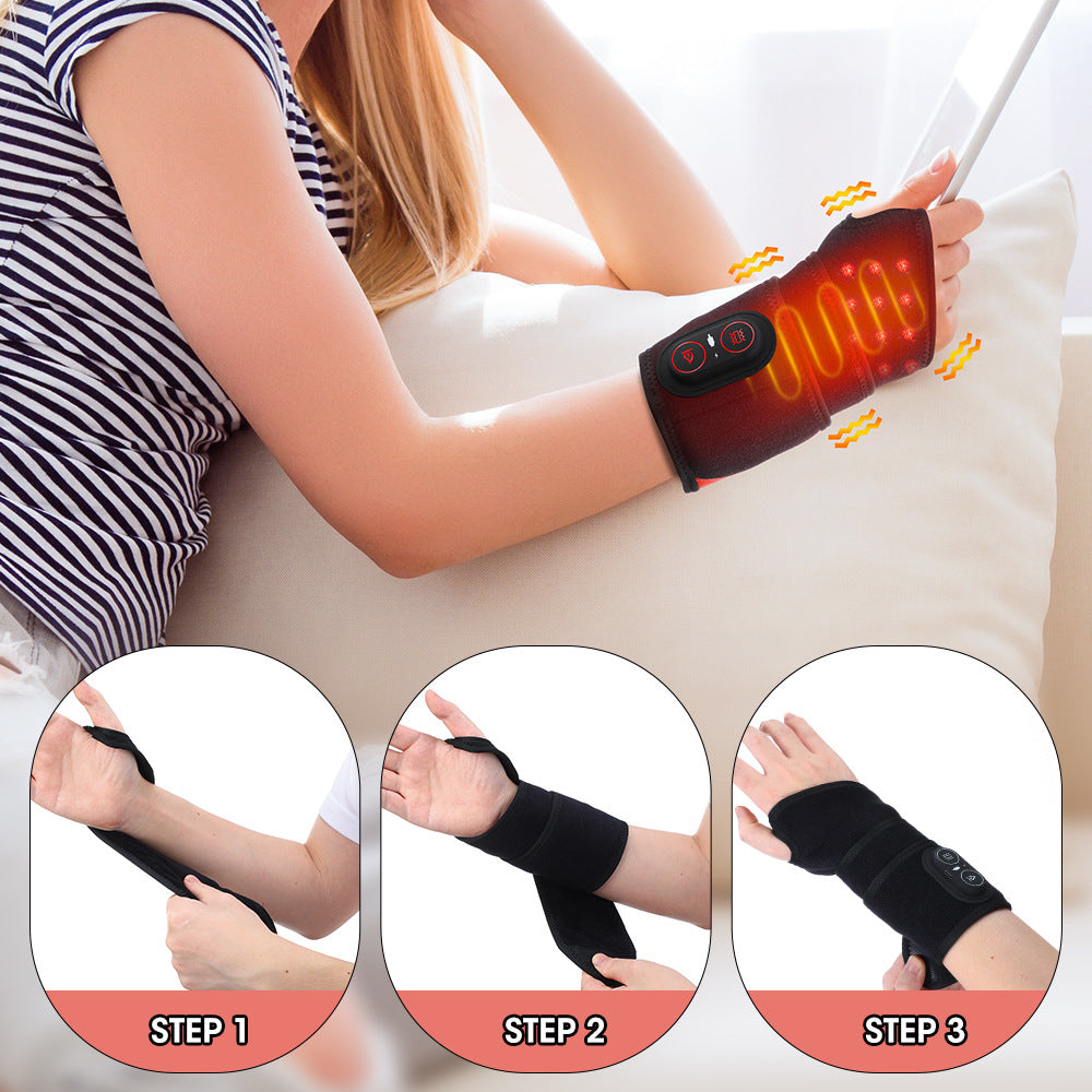 QJ™ 36 Infrared Lamp Beads 660/850nm Heating Band Multi-functional Hand Red Light Physiotherapy Massage