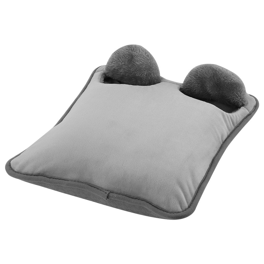 QJ™ USB Plug-in Electric Foot Warmer Pad for Home and Office, Quick Heat, Four Temperature Control Levels, Foot Warming Artifact, Heating Pad, Foot Warmer