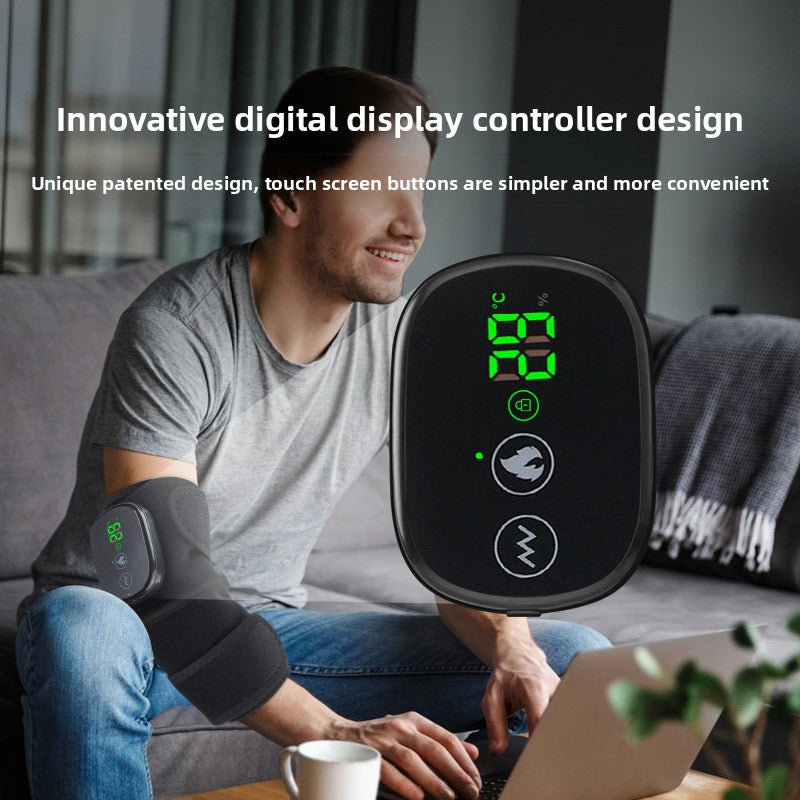 QJ™ Heated Knee Pads Shoulder Pads Elbow Pads Smart Heating Massage Old Cold Legs Wireless Temperature Control Knee Massager