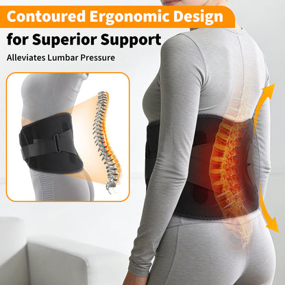 QJ™ Wireless Waist Massager Electric Heating Massage Hot Compress Support Waist Belt Intelligent Timing Waist Belt