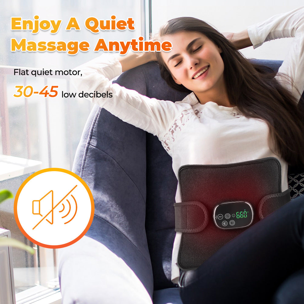 QJ™ New Multifunctional Red Light Therapy Belt Heating Massage Leg Knee LED Infrared Light Therapy Pad Wireless Model