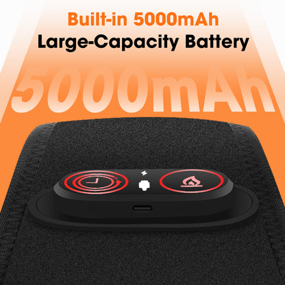 QJ™ Rechargeable Face Warmer Band with 3 Heat Levels for Relaxation and Comfort