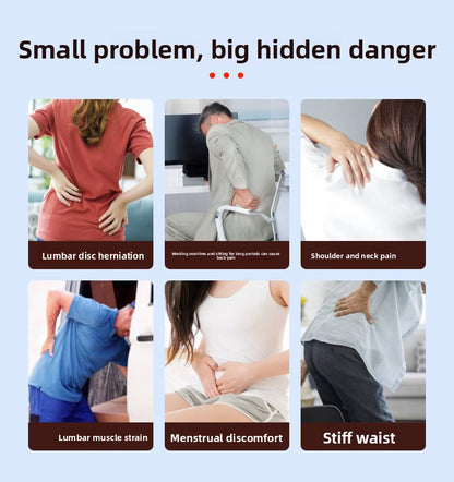 QJ™ LED Red Light Therapy Heating Waist Belt Electric Heating Infrared Heat Therapy Waist Belt Warm Direct Insertion Red Light Waist Support Belt