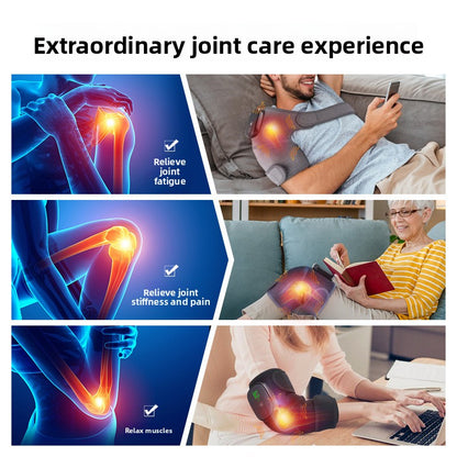 QJ™ Heated Knee Pads Shoulder Pads Elbow Pads Smart Heating Massage Old Cold Legs Wireless Temperature Control Knee Massager