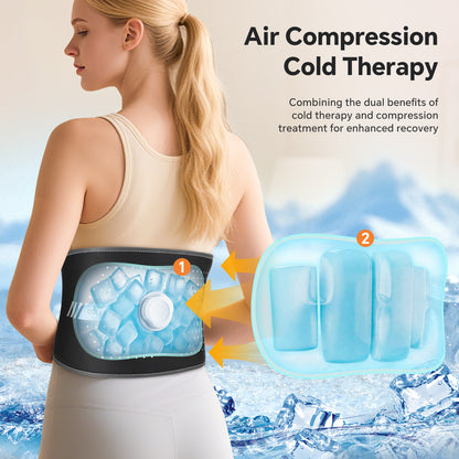 QJ™ Wireless Ice Compress Air Pressure Massage Belt Cold and Hot Switch Heating Belt Health Care Protective Gear