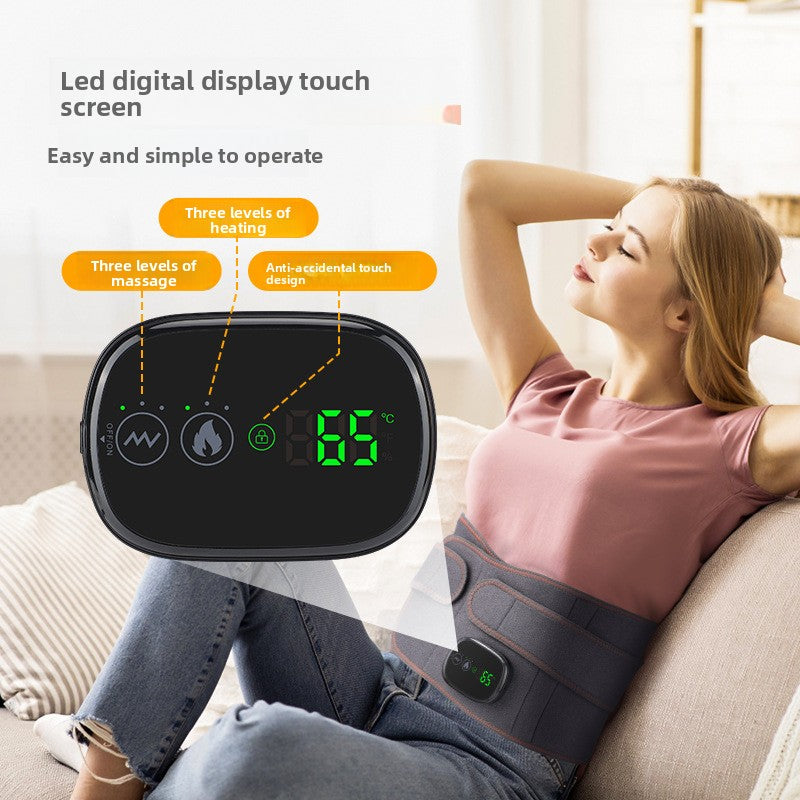 QJ™ Red Light Heating Massage Waist Belt Intelligent Electric Heating Waist Support Hot Compress Waist Massager Factory