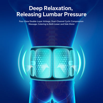 QJ™ Wireless Ice Compress Air Pressure Massage Belt Cold and Hot Switch Heating Belt Health Care Protective Gear