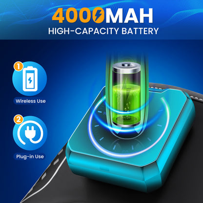 QJ™ Waist Massager Air Pressure Massager Wireless Hot Compress Physiotherapy Soothe Pain Airbag Massage Waist Support Belt