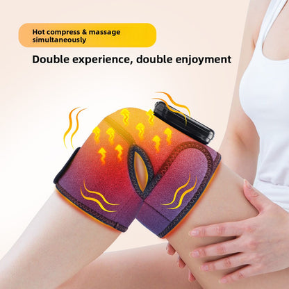 QJ™ Red Light Heating Massage Knee Pads Shoulder Pads Elbow Pads Smart Wireless Heating Infrared Therapy Mugwort Old Cold Legs