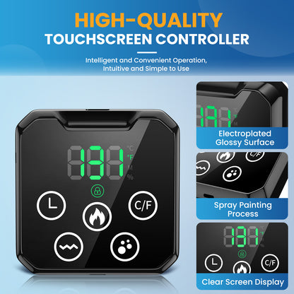 QJ™ Waist Massager Air Pressure Massager Wireless Hot Compress Physiotherapy Soothe Pain Airbag Massage Waist Support Belt