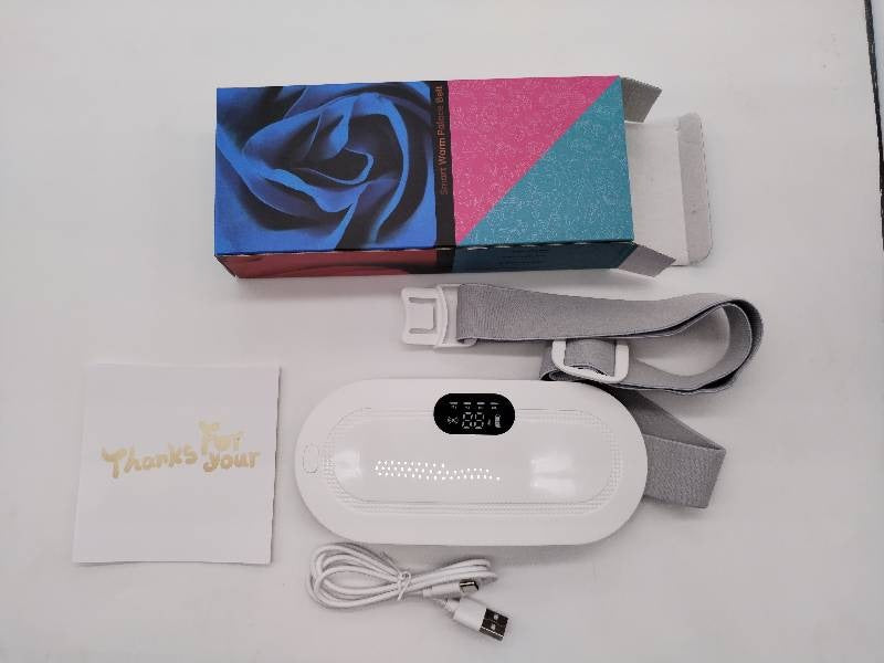 QJ™ Electric Heating Belt for Menstrual Cramps, Menstrual Pain Relief Device, Heating and Massaging Waist Belt for Women