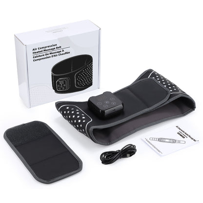 QJ™ Waist Massager Air Pressure Massager Wireless Hot Compress Physiotherapy Soothe Pain Airbag Massage Waist Support Belt