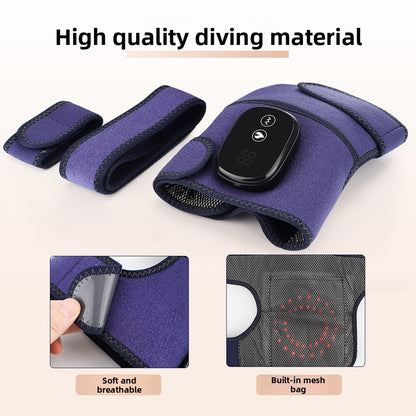 QJ™ Red Light Heating Massage Knee Pads Shoulder Pads Elbow Pads Smart Wireless Heating Infrared Therapy Mugwort Old Cold Legs