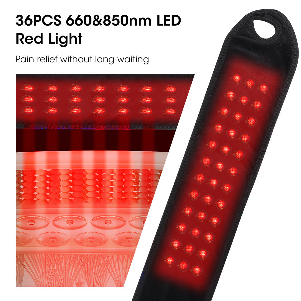 QJ™ 36 Infrared Lamp Beads 660/850nm Heating Band Multi-functional Hand Red Light Physiotherapy Massage