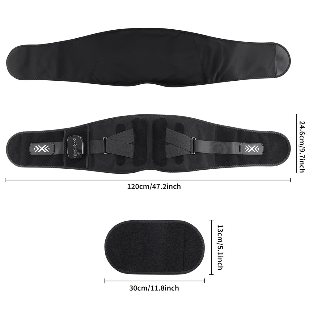 QJ™ Wireless Waist Massager Electric Heating Massage Hot Compress Support Waist Belt Intelligent Timing Waist Belt