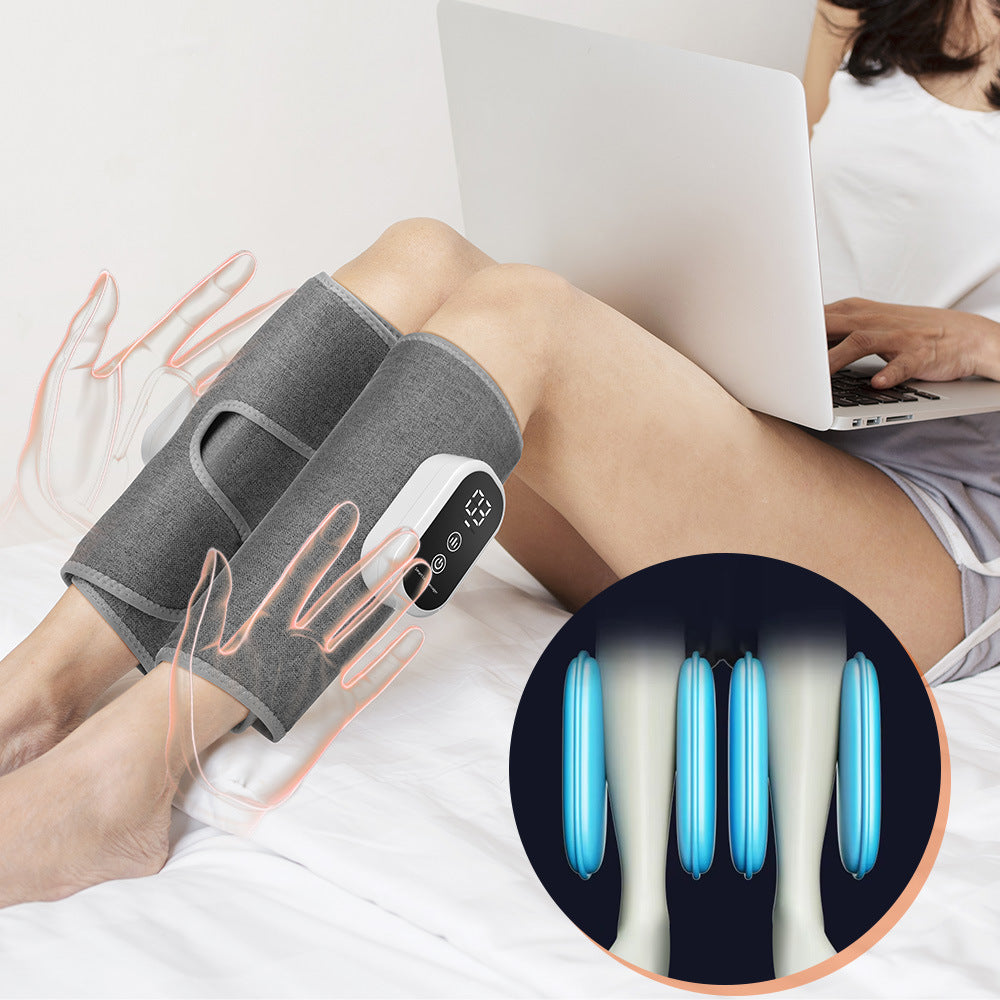 QJ™ Private Model Leg Massager Multifunctional Constant Temperature Hot Compress Leg Beauty Instrument Electric Air Pressure Dredging Instrument Calf Massage