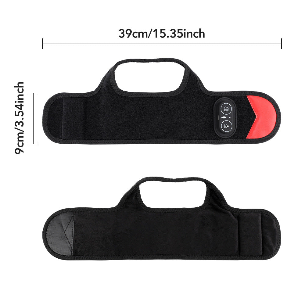 QJ™   36 LED Beads Ankle Massager 660 850nm Red Light Far Infrared Heating Vibration Bracelet for Foot Pain Relief