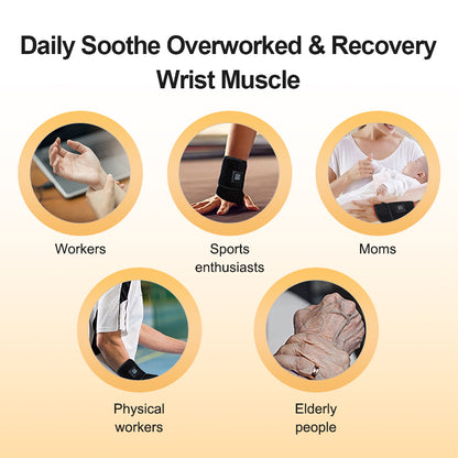 Hot Selling QJ™ 48 LED Red Light Therapy Wrap with Smart Timing Adjustable Heat Wrist Support 660nm 850nm Pain Relief