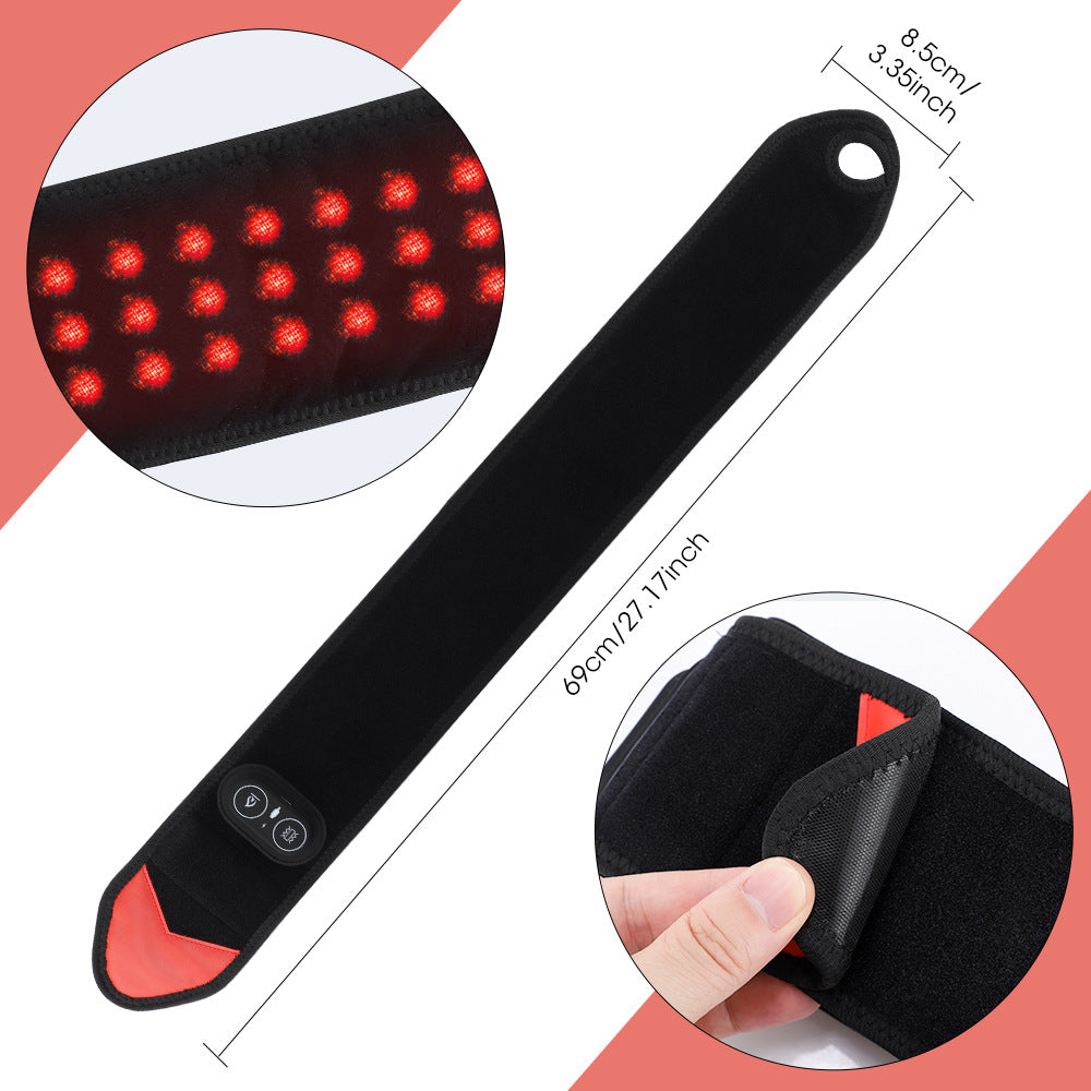 QJ™ 36 Infrared Lamp Beads 660/850nm Heating Band Multi-functional Hand Red Light Physiotherapy Massage
