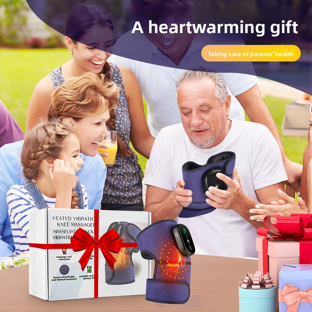 QJ™ Red Light Heating Massage Knee Pads Shoulder Pads Elbow Pads Smart Wireless Heating Infrared Therapy Mugwort Old Cold Legs