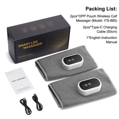 QJ™ Private Model Leg Massager Multifunctional Constant Temperature Hot Compress Leg Beauty Instrument Electric Air Pressure Dredging Instrument Calf Massage