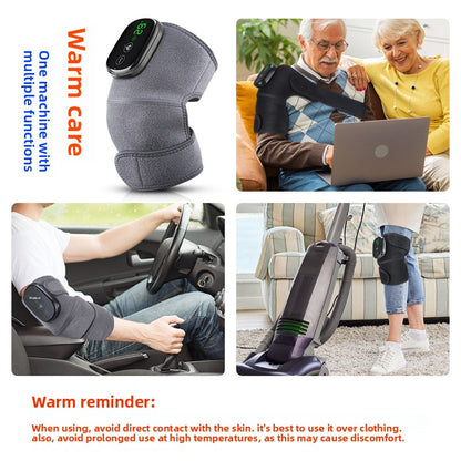 QJ™ Heated Knee Pads Shoulder Pads Elbow Pads Smart Heating Massage Old Cold Legs Wireless Temperature Control Knee Massager