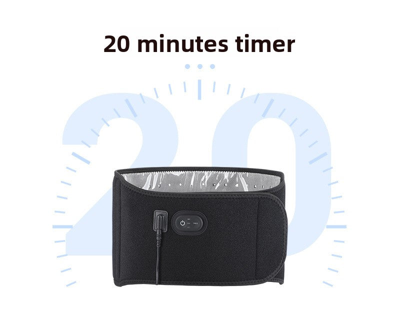 QJ™ LED Red Light Therapy Heating Waist Belt Electric Heating Infrared Heat Therapy Waist Belt Warm Direct Insertion Red Light Waist Support Belt