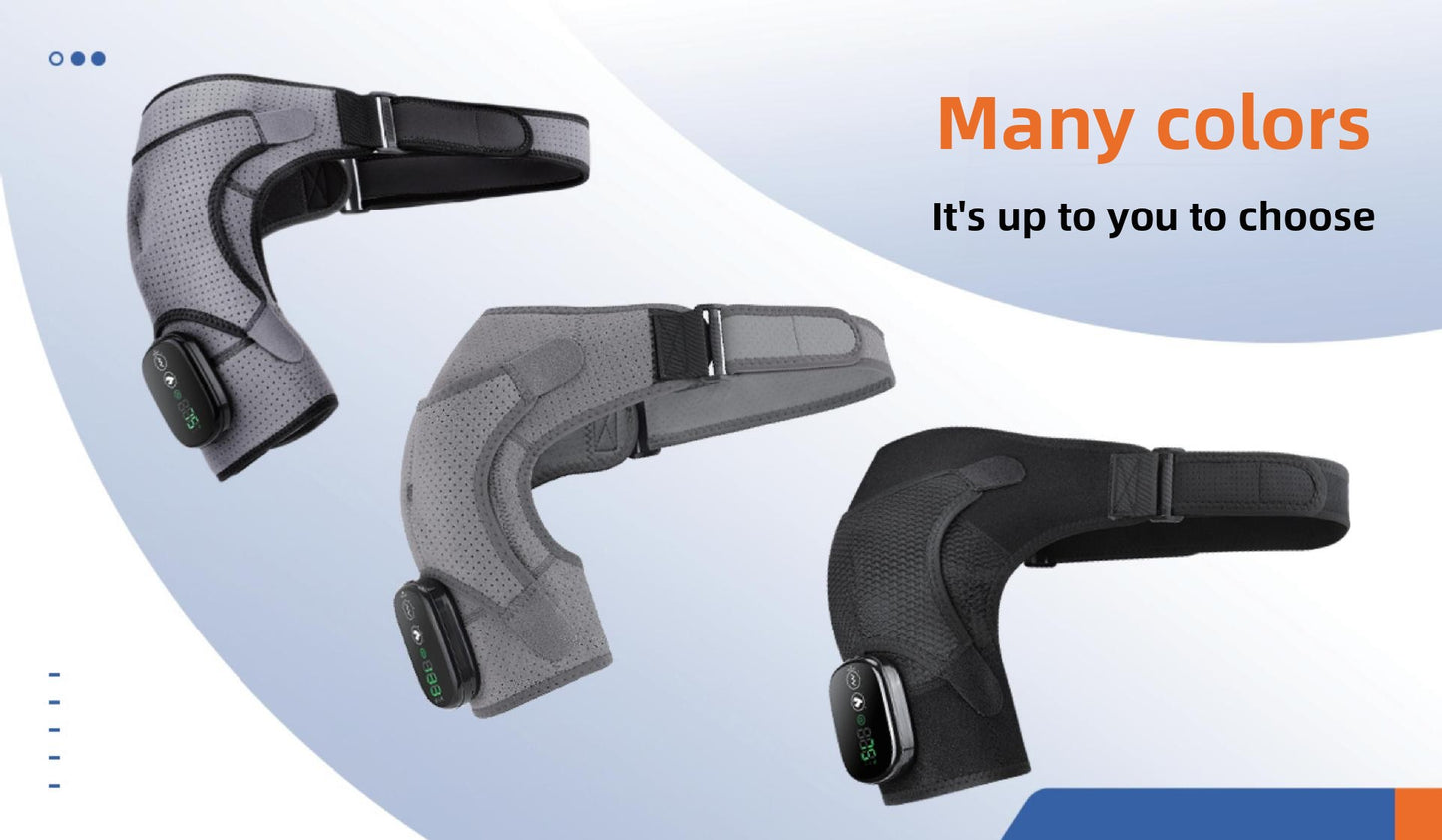 QJ™ Electric Heating Shoulder Brace for Shoulder Pain Relief, Shoulder Periarthritis, Heat Therapy, Shoulder Warmth, Sleep Vibration Massage, Heating Shoulder Brace