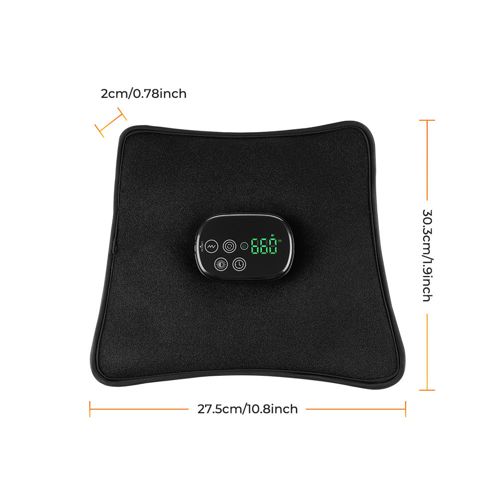 QJ™ New Multifunctional Red Light Therapy Belt Heating Massage Leg Knee LED Infrared Light Therapy Pad Wireless Model