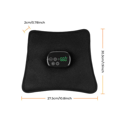 QJ™ New Multifunctional Red Light Therapy Belt Heating Massage Leg Knee LED Infrared Light Therapy Pad Wireless Model