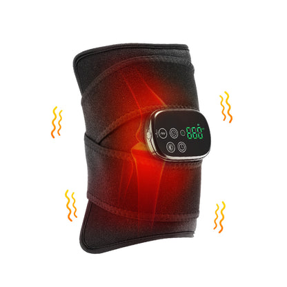 QJ™ New Multifunctional Red Light Therapy Belt Heating Massage Leg Knee LED Infrared Light Therapy Pad Wireless Model