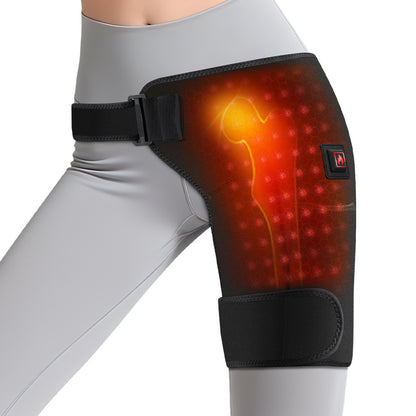 QJ™ Electric Heating Hip Protector 105 Red Light 660/850nm Lamp Beads Heating Waist Belt Hip Hot Compress Physiotherapy Instrument