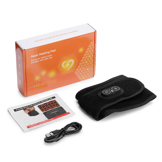 QJ™ 660850nm Red Light Therapy Neck Heating Neck Support Heating Neck Vibration Heating Band